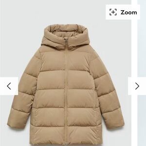 Women’s Mango Tan Puffer Jacket